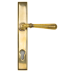 Newbury Slimline Lever Handles Aged Brass